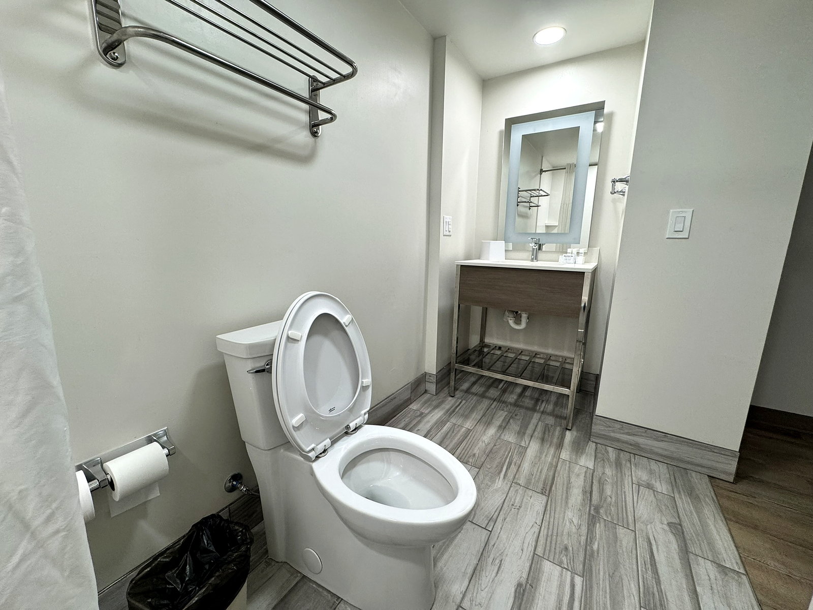 Bathroom — toilet and sink